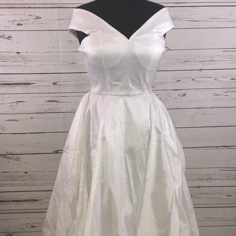 Taffeta High Low Dress - Picture 6 of 7